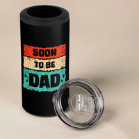 Soon To Be Dad 4 in 1 Can Cooler Tumbler New Expecting Dad First Time Father's Day