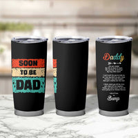 Soon To Be Dad Tumbler Cup New Expecting Dad First Time Father's Day