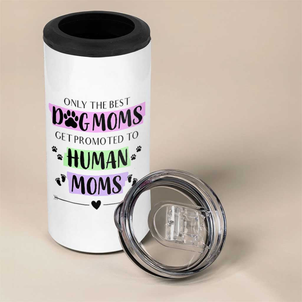 New Mom Gifts 4 in 1 Can Cooler Tumbler Funny Dog Mom Pregnancy Gift For Expecting Mama