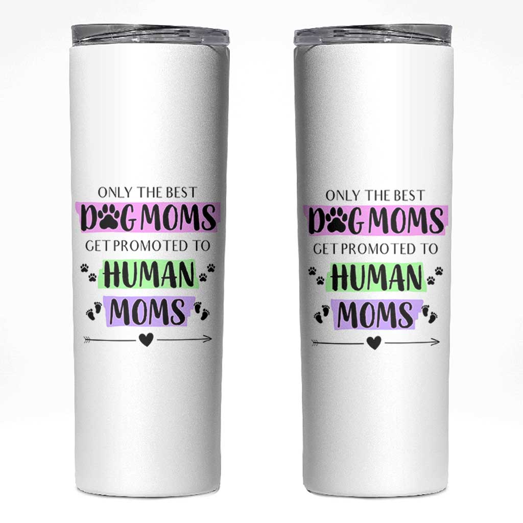 New Mom Gifts Skinny Tumbler Funny Dog Mom Pregnancy Gift For Expecting Mama