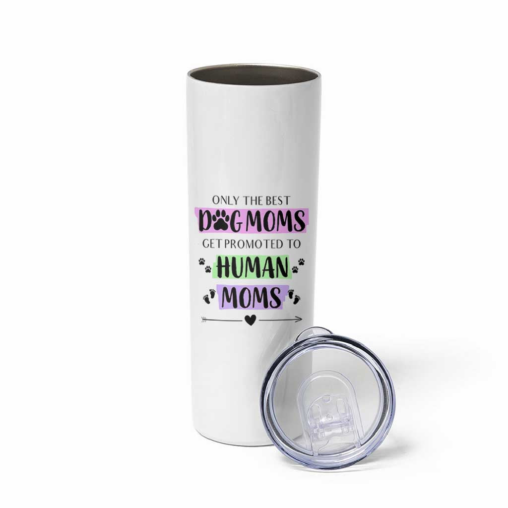 New Mom Gifts Skinny Tumbler Funny Dog Mom Pregnancy Gift For Expecting Mama