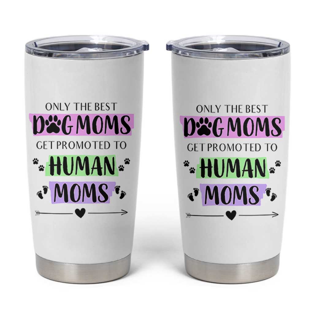 New Mom Gifts Tumbler Cup Funny Dog Mom Pregnancy Gift For Expecting Mama
