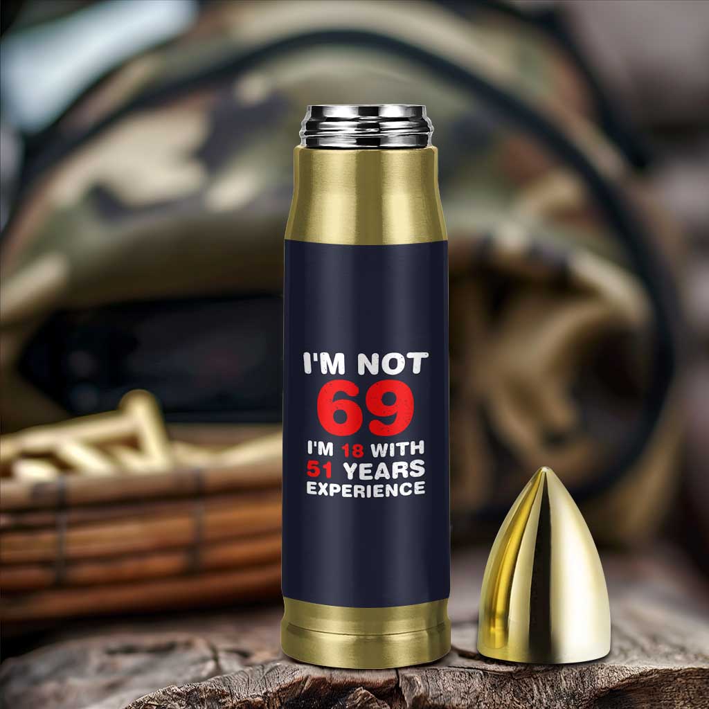 69th Birthday Gifts Bullet Tumbler Funny 1957 Turning 69 Years Old