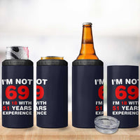 69th Birthday Gifts 4 in 1 Can Cooler Tumbler Funny 1957 Turning 69 Years Old