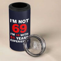 69th Birthday Gifts 4 in 1 Can Cooler Tumbler Funny 1957 Turning 69 Years Old