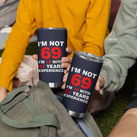 69th Birthday Gifts Tumbler Cup Funny 1957 Turning 69 Years Old