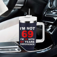 69th Birthday Gifts Tumbler With Handle Funny 1957 Turning 69 Years Old