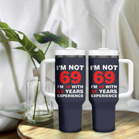 69th Birthday Gifts Tumbler With Handle Funny 1957 Turning 69 Years Old