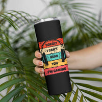 Gaming Gifts For Men Boys Skinny Tumbler Cant Hear You Im Gaming Retro Video Game Gamer