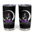 Halloween Gothic Witch Tumbler Cup Feeling Witchy Vibes Black Cat - Wonder Print Shop
