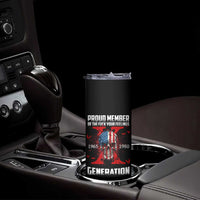 Proud Member Fck Your Feelings X Generation Horror Skull Skinny Tumbler Funny Halloween Gen X 4th Of July - Wonder Print Shop