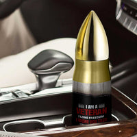 Proud Veteran Bullet Tumbler DD-214 Armed Forces Military Alumni American Flag