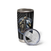 Proud Veteran Tumbler Cup DD-214 Armed Forces Military Alumni American Flag