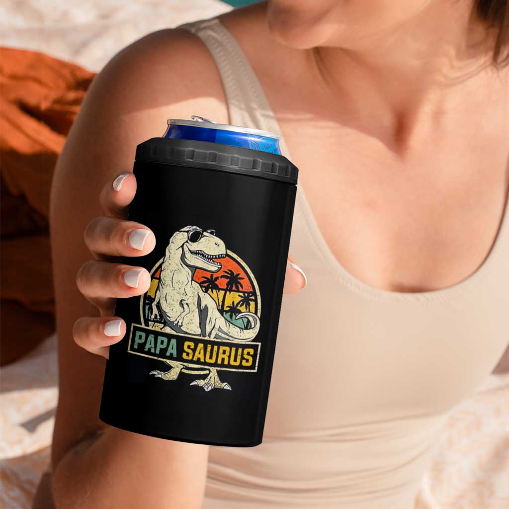 Christmas Gifts for Dad 4 in 1 Can Cooler Tumbler Being A Dad Is An Honor Being A Papa Is Priceless - Wonder Print Shop