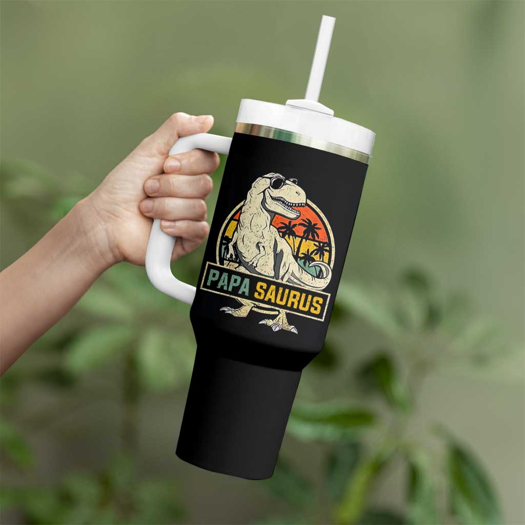 Christmas Gifts for Dad Tumbler With Handle Being A Dad Is An Honor Being A Papa Is Priceless - Wonder Print Shop