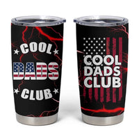 Christmas Gifts for Dad Tumbler Cup Cool Dads Club Father's Day American Flag - Wonder Print Shop