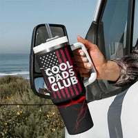Christmas Gifts for Dad Tumbler With Handle Cool Dads Club Father's Day American Flag - Wonder Print Shop