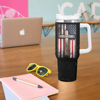 Christian Dad Tumbler With Handle Blessed Dad Cross Fathers Day