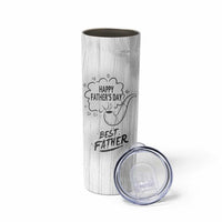 Fathers Day Gift For Dad Skinny Tumbler Vintage Pipe Smoking Dad
