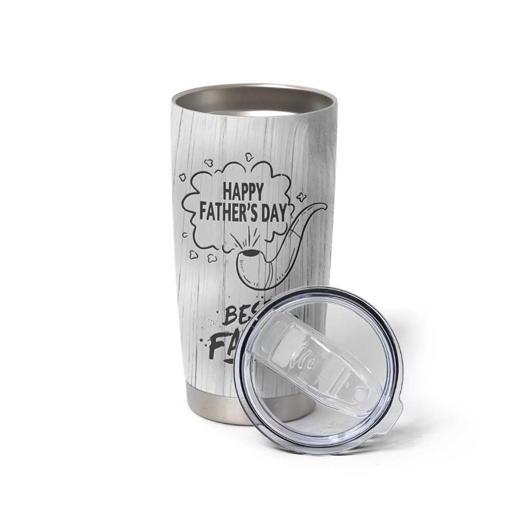 Fathers Day Gift For Dad Tumbler Cup Vintage Pipe Smoking Dad