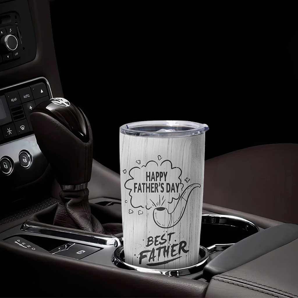 Fathers Day Gift For Dad Tumbler Cup Vintage Pipe Smoking Dad