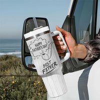 Fathers Day Gift For Dad Tumbler With Handle Vintage Pipe Smoking Dad