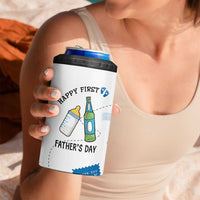 First Fathers Day 4 in 1 Can Cooler Tumbler New Baby 1st Daddy Gifts Ideas