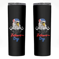 Happy 1st Fathers Day Skinny Tumbler First Time Daddy New Baby Gifts Ideas Eagle