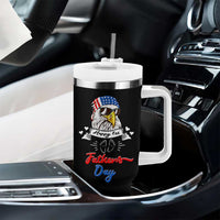Happy 1st Fathers Day Tumbler With Handle First Time Daddy New Baby Gifts Ideas Eagle
