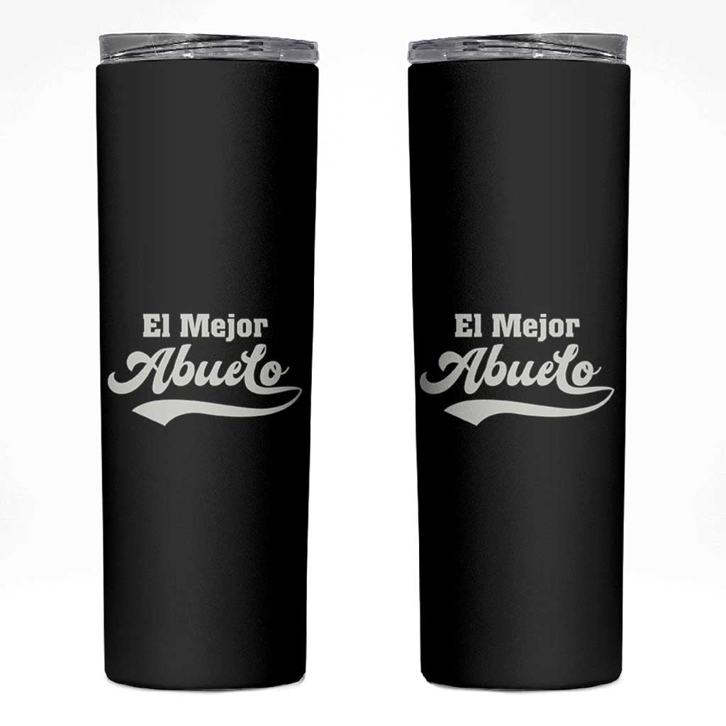 El Mejor Abuelo Skinny Tumbler Fathers day Dia Del Padre Best Abuelo Gifts In Spanish - Wonder Print Shop