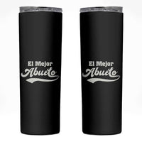 El Mejor Abuelo Skinny Tumbler Fathers day Dia Del Padre Best Abuelo Gifts In Spanish - Wonder Print Shop