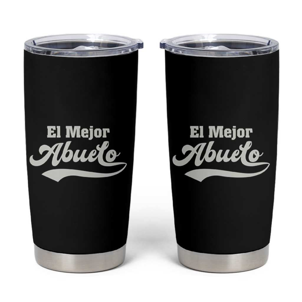 El Mejor Abuelo Tumbler Cup Fathers day Dia Del Padre Best Abuelo Gifts In Spanish - Wonder Print Shop