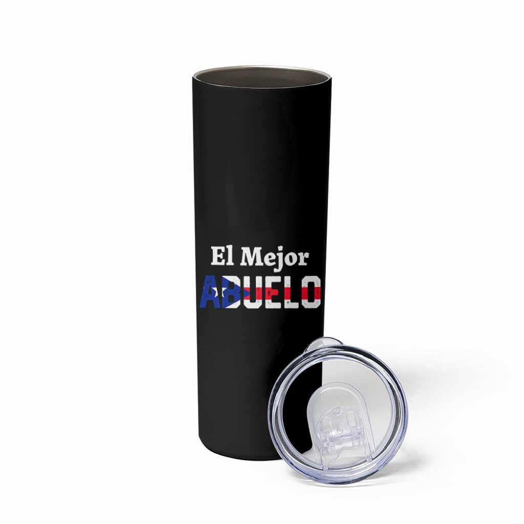 Puerto Rico Grandpa Skinny Tumbler La Mejor Abuelo Grandpa Father's Day Gift