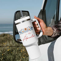 Grandma Gifts in Spanish Tumbler With Handle La Mejor Abuela Gift - Wonder Print Shop