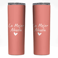 Grandma Gifts in Spanish Skinny Tumbler La Mejor Abuela - Wonder Print Shop