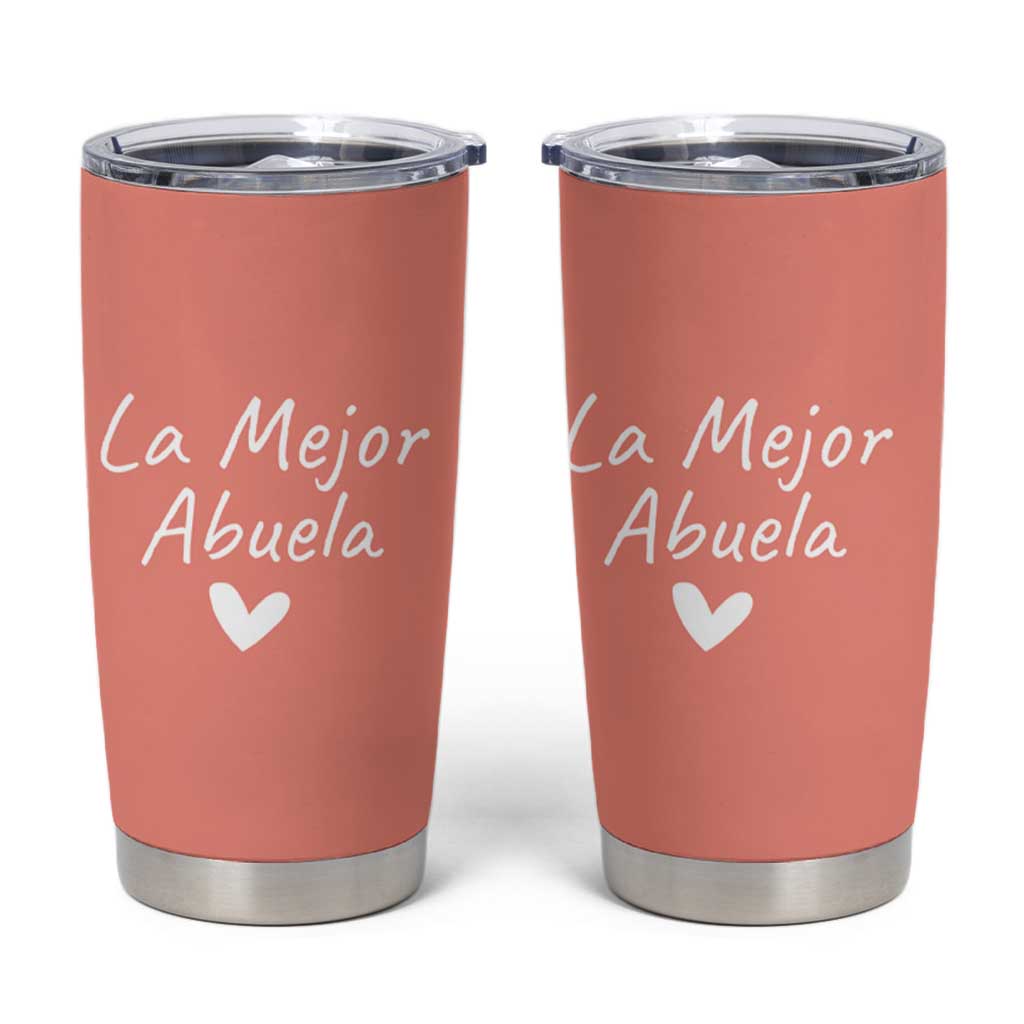 Grandma Gifts in Spanish Tumbler Cup La Mejor Abuela - Wonder Print Shop