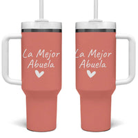 Grandma Gifts in Spanish Tumbler With Handle La Mejor Abuela - Wonder Print Shop