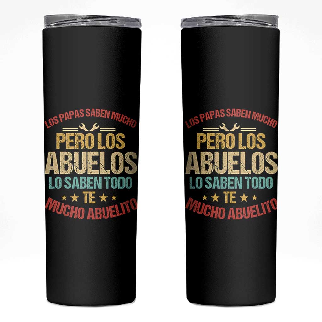 Grandpa In Spanish Abuelito Skinny Tumbler Regalos para el Mejor Abuelo del Mundo
