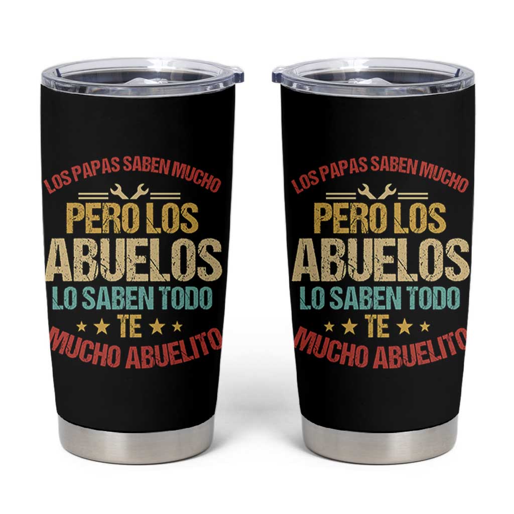 Grandpa In Spanish Abuelito Tumbler Cup Regalos para el Mejor Abuelo del Mundo