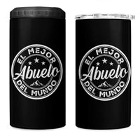 Abuelo Gifts 4 in 1 Can Cooler Tumbler El Mejor Abuelo Del Mundo Gift For Grandpa From Grandkids