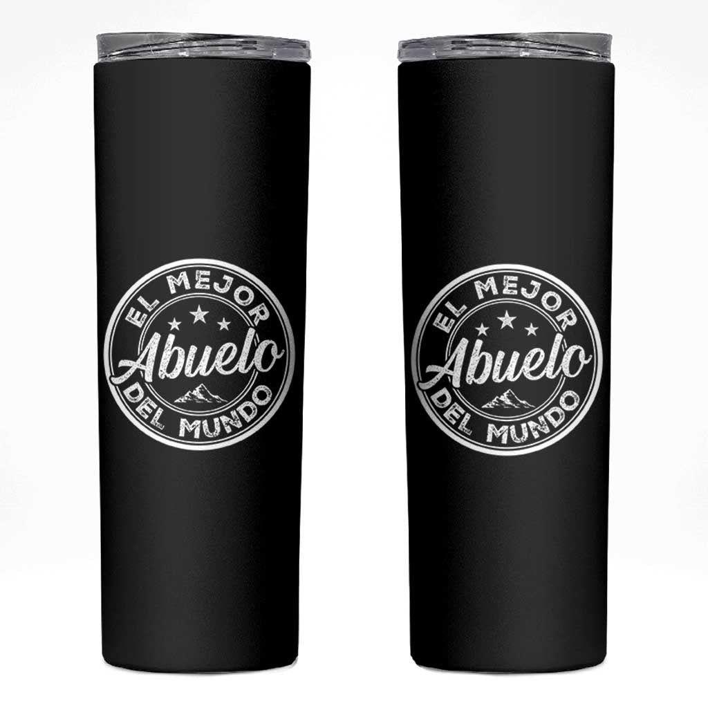 Abuelo Gifts Skinny Tumbler El Mejor Abuelo Del Mundo Gift For Grandpa From Grandkids