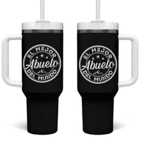 Abuelo Gifts Tumbler With Handle El Mejor Abuelo Del Mundo Gift For Grandpa From Grandkids