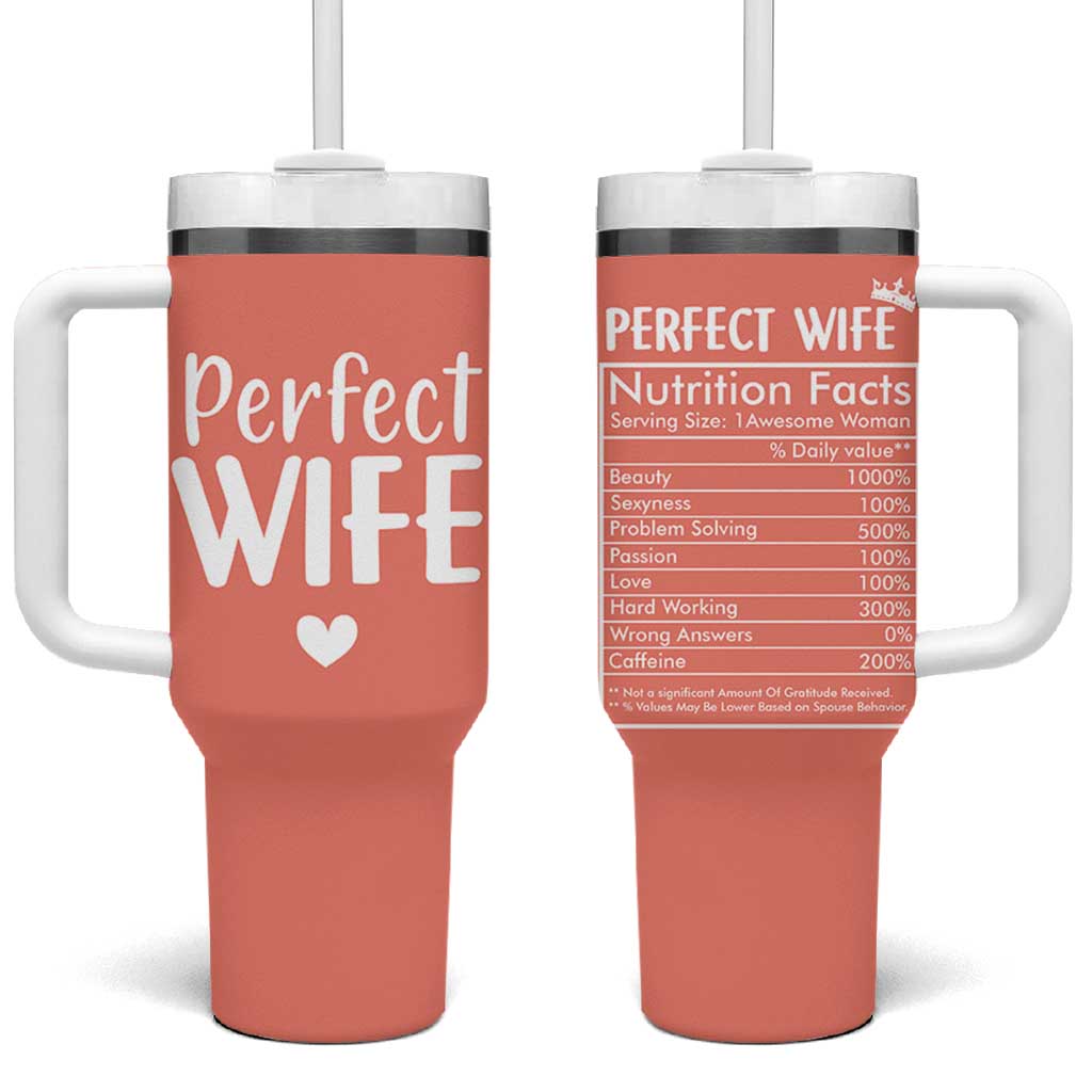 Gifts for Wife From Husband Tumbler With Handle Wedding Anniversary Valentines Day Gift For Her Wifes Wifey