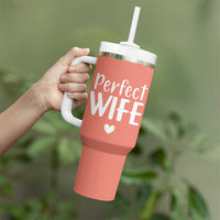 Gifts for Wife From Husband Tumbler With Handle Wedding Anniversary Valentines Day Gift For Her Wifes Wifey