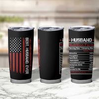 Best Husband Ever Tumbler Cup Wedding Anniversary Valentines Day Gift For Him US Flag
