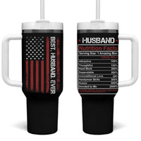 Best Husband Ever Tumbler With Handle Wedding Anniversary Valentines Day Gift For Him US Flag