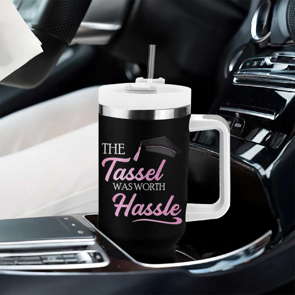 Graduation Gifts For Her Tumbler With Handle The Tassel Was Worth The Hassle