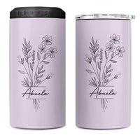 Abuela Gifts 4 in 1 Can Cooler Tumbler Mothers Day Gifts for Grandma from Grandchildren