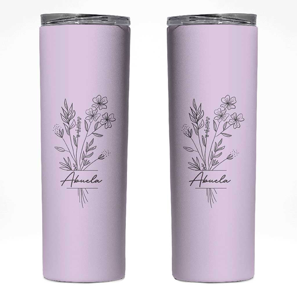 Abuela Gifts Skinny Tumbler Mothers Day Gifts for Grandma from Grandchildren