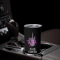 Pink Ribbon Fck Cancer Tumbler Cup Recovery Support Gifts For Survivors